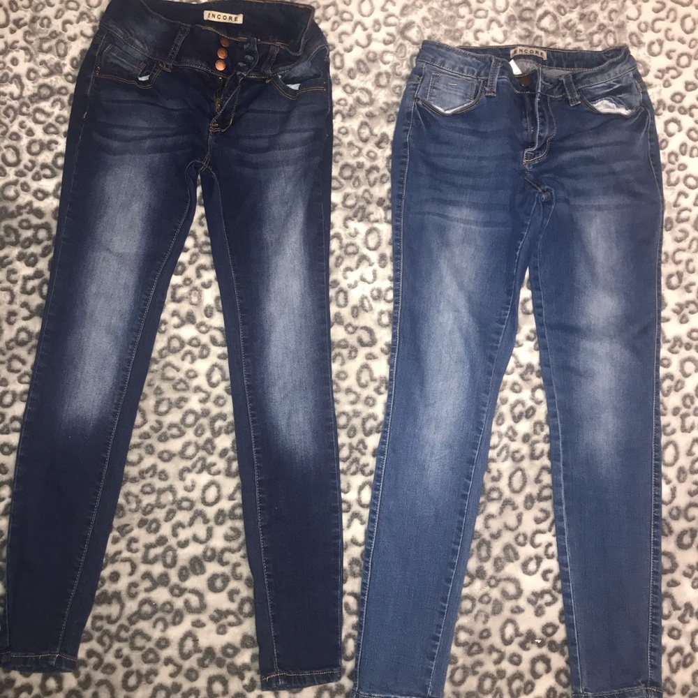 Encore skinny jeans- bundle of 2